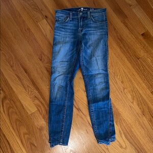 7 For All Mankind Ankle Jeans Size 24